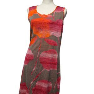 Diktons Barcelona Dress Sleeveless Womens XL 14 16 Soft Pink Floral